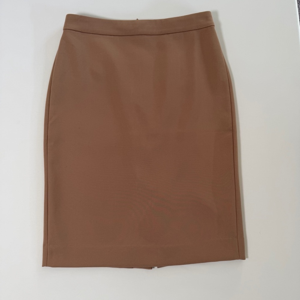 J.Crew No. 2 Pencil Skirt Tan/Camel – Size 0 Workwear